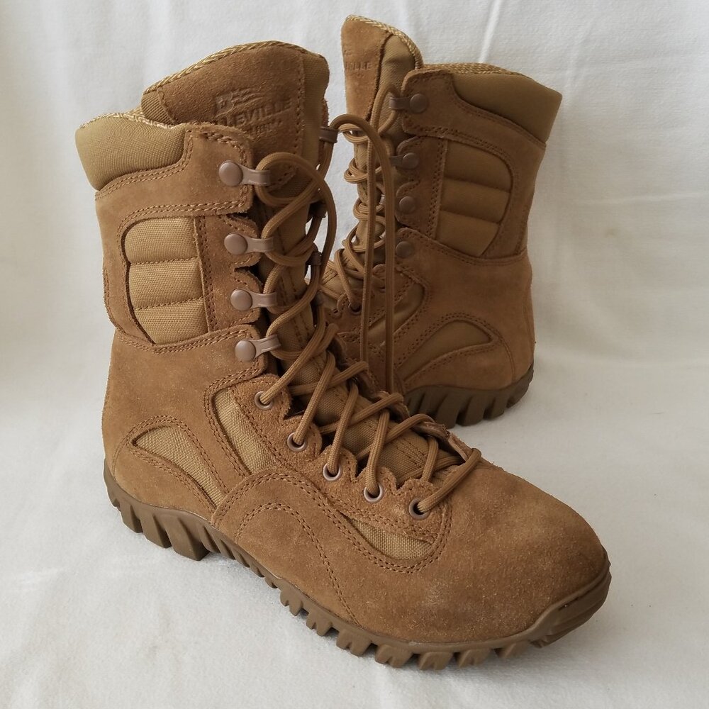 Belleville Men's TR550 8" Leather Nylon Hot Weather Multi-terrain Boots Sz 6 R
